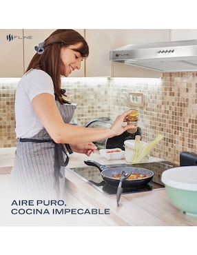 Campana plana Fline TA60 de acero inoxidable