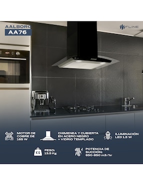 Campana de pared Fline AA76 de vidrio
