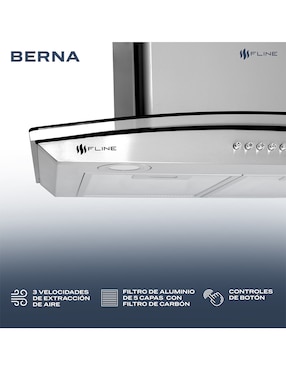 Campana de pared Fline BE60 de acero inoxidable