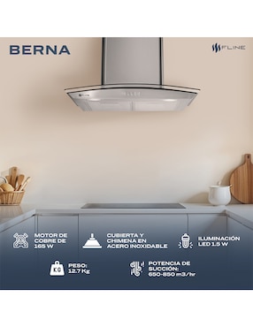 Campana de pared Fline BE60 de acero inoxidable