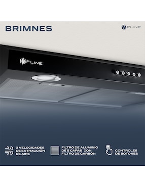 Campana plana Fline BR60 de acero