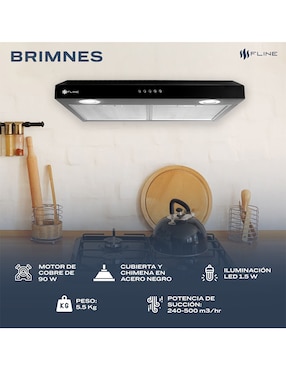 Campana plana Fline BR60 de acero