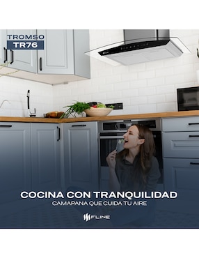 Campana de pared Fline TR76 de acero inoxidable