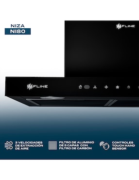 Campana de pared Fline NI80 de acero