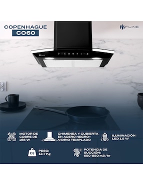 Campana de pared Fline CO60 de acero