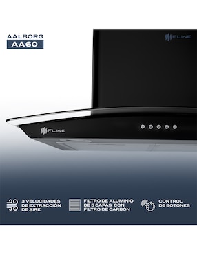 Campana de pared Fline AA60 de acero inoxidable