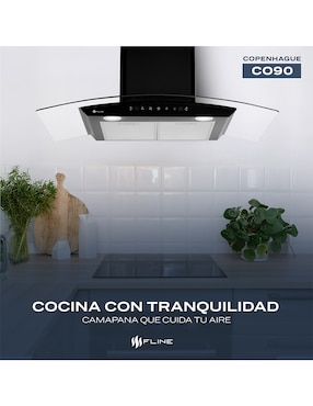 Campana de pared Fline CO90 de vidrio