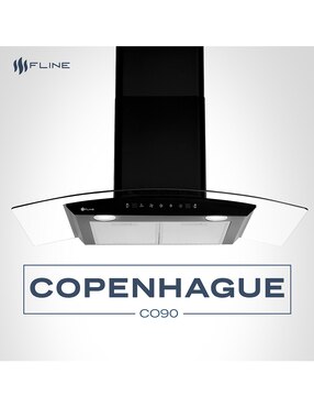 Campana de pared Fline CO90 de vidrio