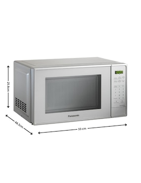 Horno de microondas convencional Panasonic modelo NN-SB25JMRUH de 0.7 pies