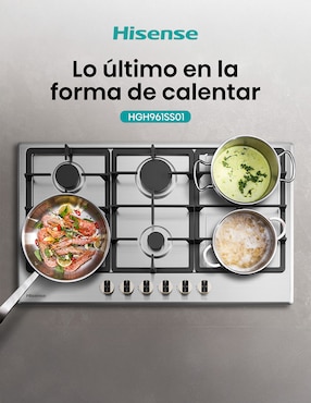 Parrilla a gas lp empotrable Hisense