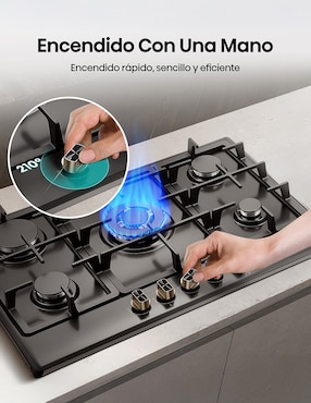Parrilla a gas lp empotrable Hisense