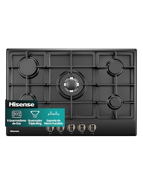 Parrilla a gas lp empotrable Hisense