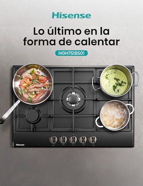 Parrilla a gas lp empotrable Hisense