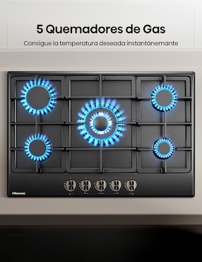 Parrilla a gas lp empotrable Hisense