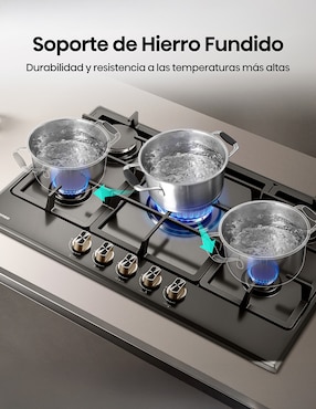 Parrilla a gas lp empotrable Hisense