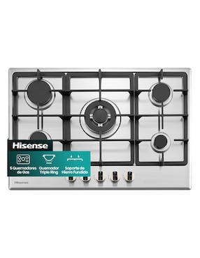 Parrilla a gas lp empotrable Hisense