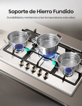 Parrilla a gas lp empotrable Hisense