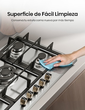 Parrilla a gas lp empotrable Hisense