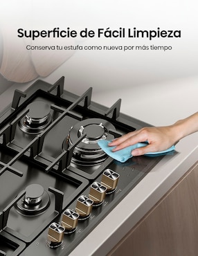 Parrilla a gas lp empotrable Hisense