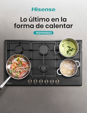 Parrilla a gas lp empotrable Hisense