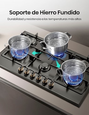 Parrilla a gas lp empotrable Hisense