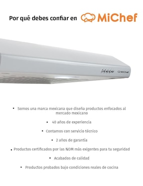 Parrilla a gas lp empotrable Michef
