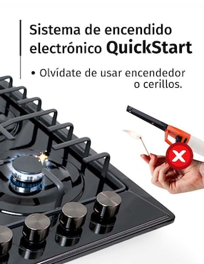 Parrilla a gas lp empotrable Michef