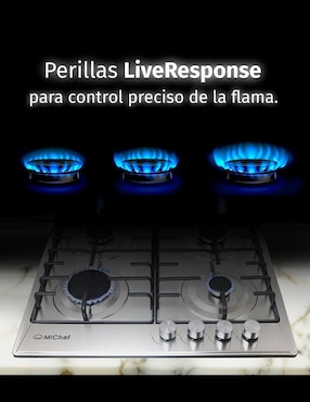 Parrilla a gas lp empotrable Michef