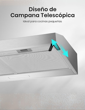 Campana de pared Hisense HUH701SS de acero