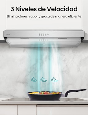 Campana de pared Hisense HUH701SS de acero