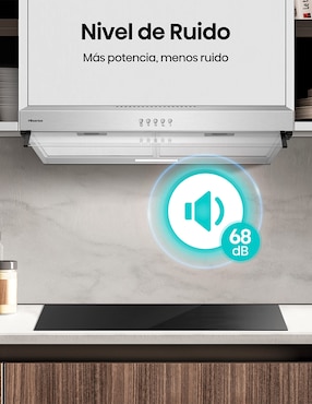 Campana de pared Hisense HUH701SS de acero
