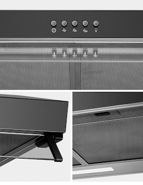 Campana de pared Hisense HUH701BS de aluminio