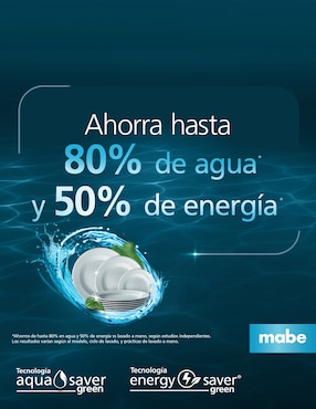 Lavavajillas de empotre Mabe 12 servicios DM1260TPSS