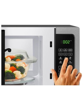 Horno de microondas convencional Chefman modelo RJ55-SS-11-MX​​ de 1.1 pies