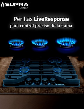 Parrilla a gas lp empotrable Supra