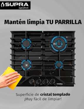Parrilla a gas lp empotrable Supra