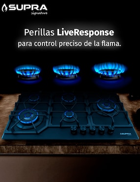 Parrilla a gas lp empotrable Supra