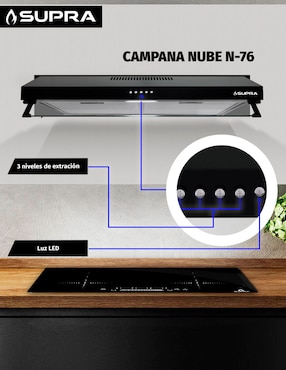 Parrilla a gas lp empotrable Supra