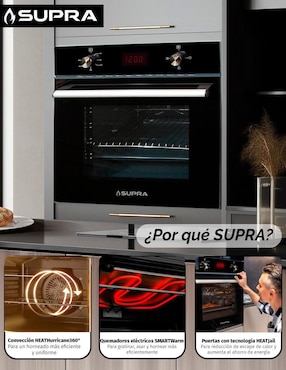 Horno eléctrico Supra ZAFIRO 220V capacidad 1.9 pies