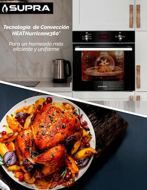 Horno eléctrico Supra ZAFIRO 220V capacidad 1.9 pies