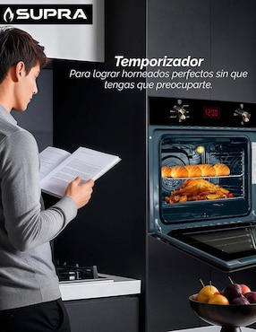 Horno eléctrico Supra ZAFIRO 220V capacidad 1.9 pies