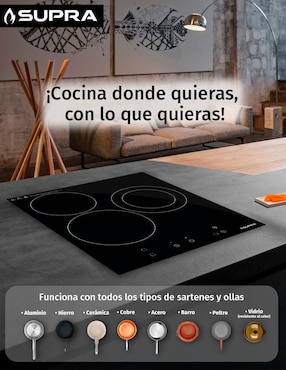 Parrilla eléctrica empotrable Supra
