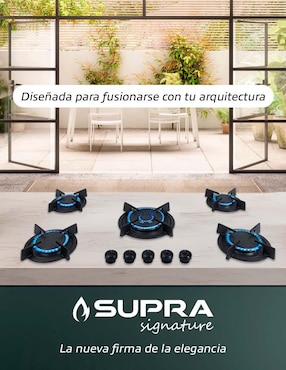Parrilla a gas lp empotrable Supra Signature