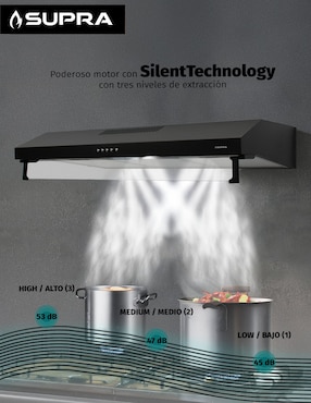 Campana de pared Supra NUBE N-80 de acero