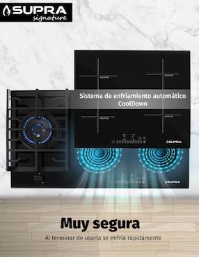 Parrilla híbrida empotrable Supra Signature