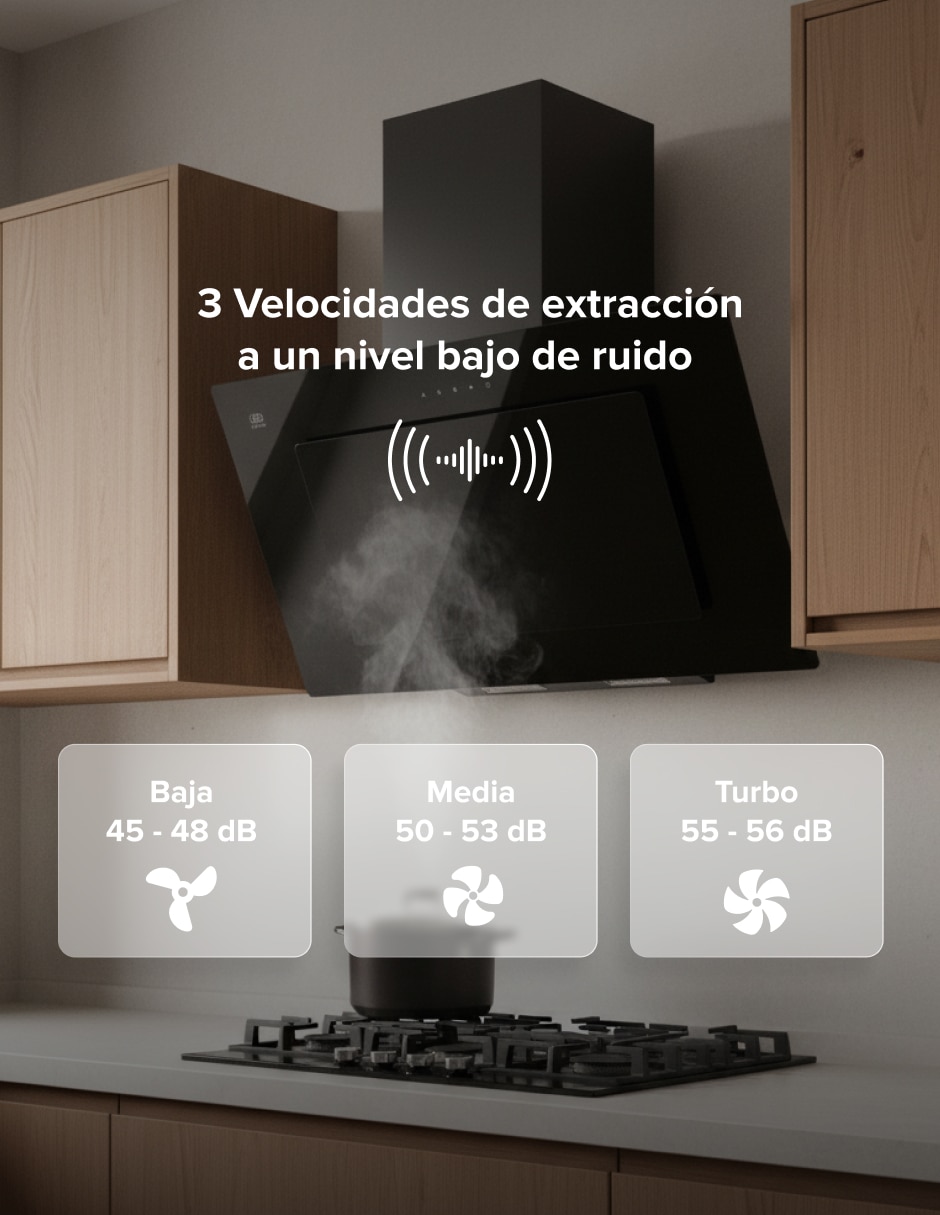 Campana de pared CEV90C de acero inoxidable 3