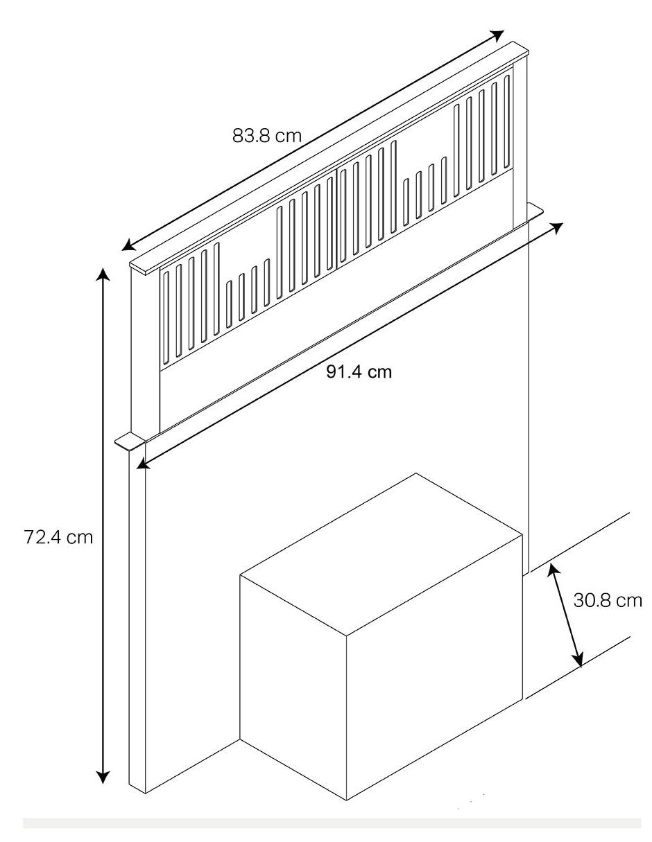 Campana de pared KXD4636YSS de acero inoxidable 2