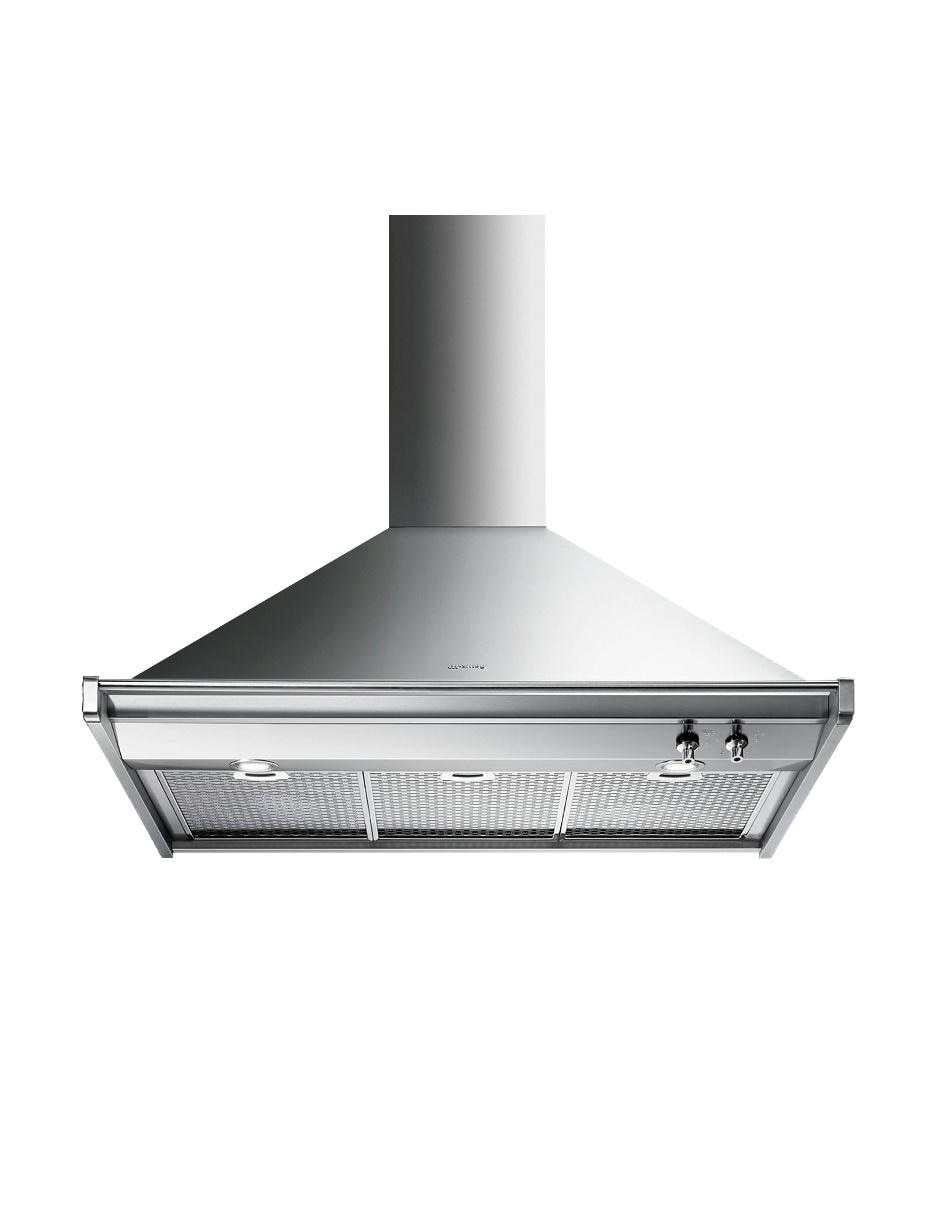 Campana de pared KD90XU de acero inoxidable