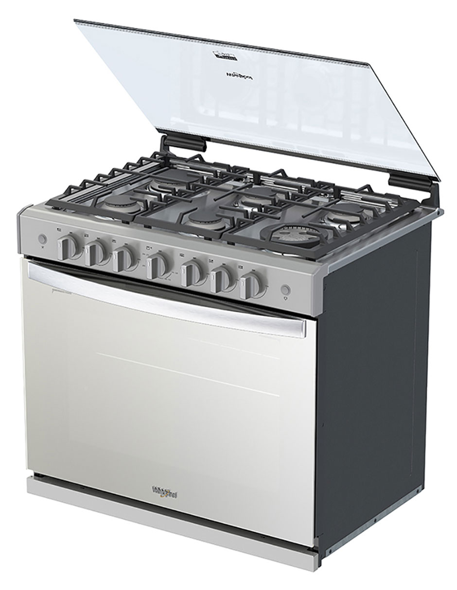 Estufa empotrable a Gas LP 76 cm WER3100D de 6 quemadores 2