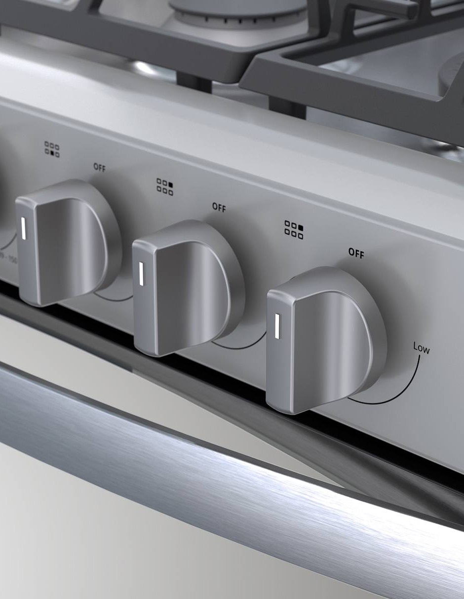 Estufa empotrable a Gas LP 76 cm WER3100D de 6 quemadores 8